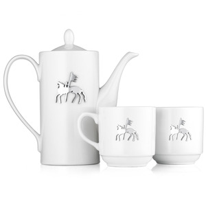 Porcelain tea set for 2 persons "Yakutia"