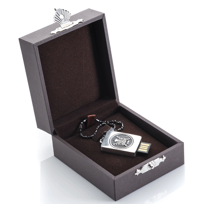 Silver flash drive "Petersburg"