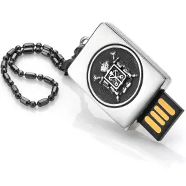 Серебряный флеш-накопитель "Петербург"