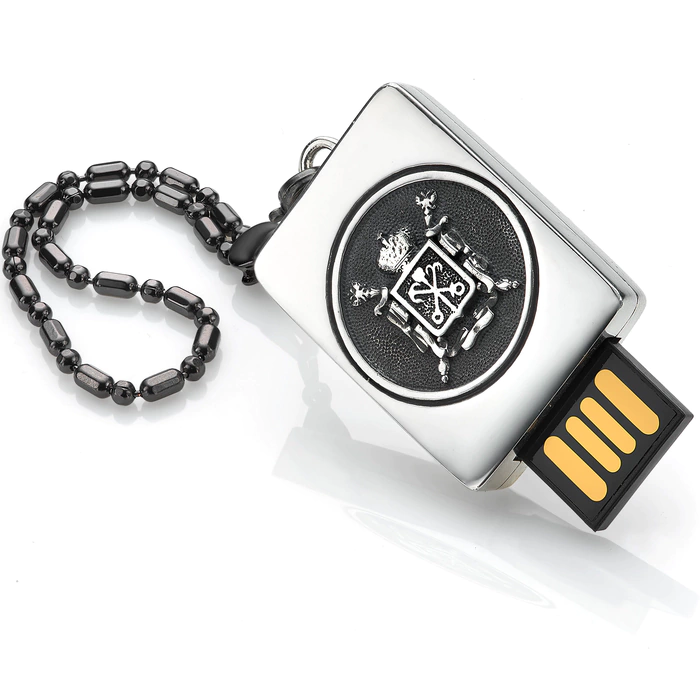 Silver flash drive "Petersburg"