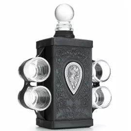 Штоф с 4 стопками "Русь"