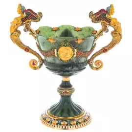 Эксклюзивная чаша из нефрита «Муза» Златоуст