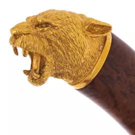 Нож с эмалями "Крадущийся барс" Златоуст