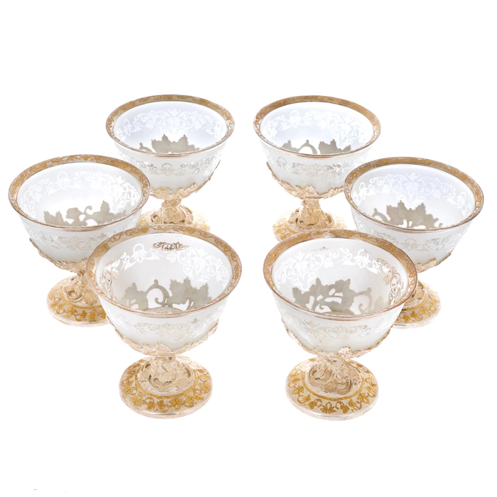 A set of cremans for 6 people "Autumn garden" Zlatoust