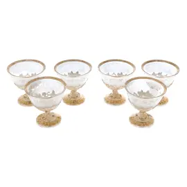 Набор креманок на 6 персон "Осенний сад"  Златоуст Набор креманок на 6 персон "Осенний сад"  Златоуст