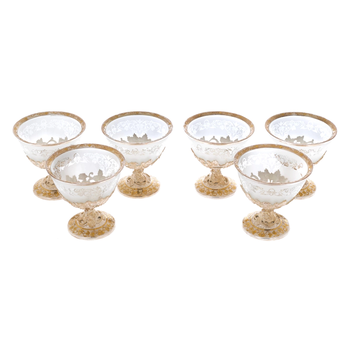 A set of cremans for 6 people "Autumn garden" Zlatoust