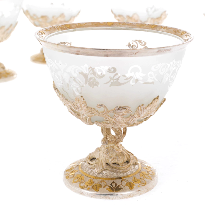 A set of cremans for 6 people "Autumn garden" Zlatoust
