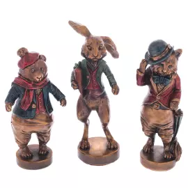 Скульптура из бронзы "Кот" в подарочной упаковке