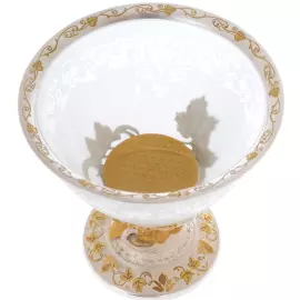 Креманка "Вдохновение" Златоуст с позолотой и серербрением