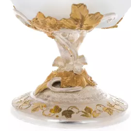 Креманка "Вдохновение" Златоуст с позолотой и серербрением