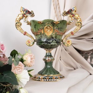 Exclusive jade bowl "Muse" Zlatoust