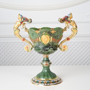 Exclusive jade bowl "Muse" Zlatoust