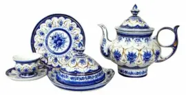 Чайный сервиз "Подсолнух" малый, на 2 персоны Чайный сервиз "Подсолнух" малый, на 2 персоны