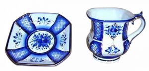 Tea set "Steam Locomotive" for 2 persons, with cups "Spring"