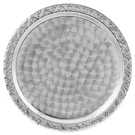 Silver-plated Hunting cheese set: cheese knife, tray, skewer