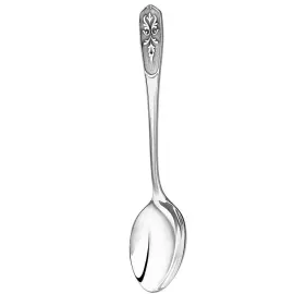 Посеребренный набор чайных чашек "Фея": ложка, чашка, с чернением, на 2 персоны