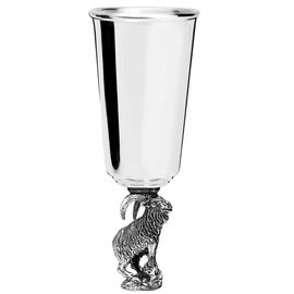 Silver-plated "Argali" set of glasses, polished, with blackening
