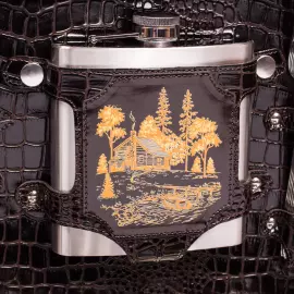 Набор для пикника подарочный "Люкс" (коричневый)