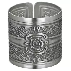 Посеребренный набор колец для салфеток "Серебряная Роза"