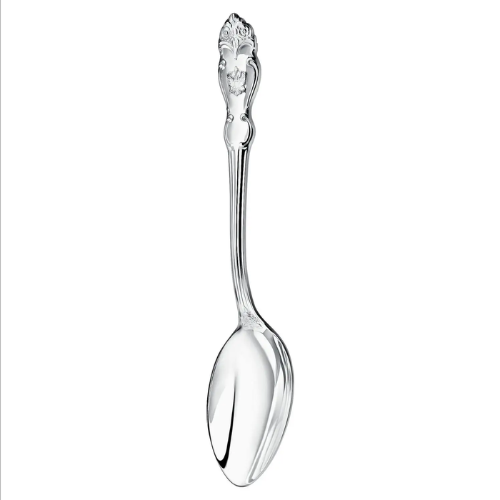 Silver-plated table set "Coat of Arms": fork, spoon, knife, teaspoon, for 6 persons