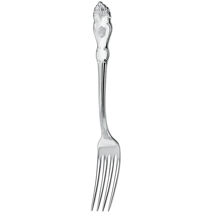 Silver-plated table set "Coat of Arms": fork, spoon, knife, teaspoon, for 6 persons