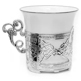 Чашка кофейная "Август Октавиан", серебро