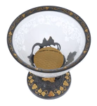 Crematorium "Inspiration" Zlatoust black silver with gilding