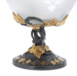 Креманка "Вдохновение" черное серебро с позолотой, Златоуст