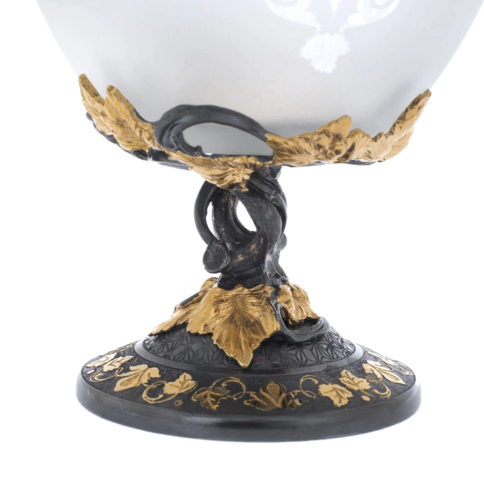 Crematorium "Inspiration" Zlatoust black silver with gilding