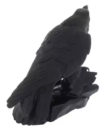 Talcochloride sculpture "Raven"
