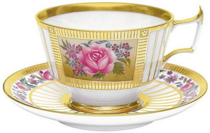 Coffee set "Alexandria" with a "Memory" pattern (2 items)