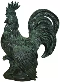 Статуэтка "Петух" темная