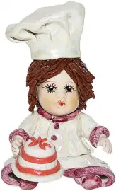 Статуэтка "Повар с тортом" Статуэтка "Повар с тортом"