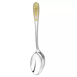 Набор столовых ложек "Визирь" посеребренный с позолотой, на 6 персон