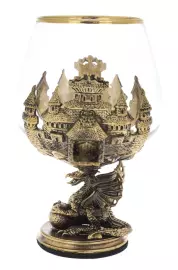 Бокал для коньяка "Дракон на шаре"