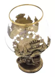 Бокал для коньяка "Дракон на шаре"