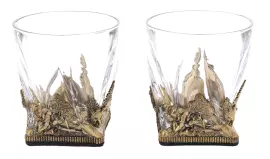 Набор из 2-х бокалов для виски "Охота на кабана"