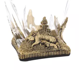 Набор из 2-х бокалов для виски "Охота на кабана"