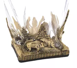 Набор из 2-х бокалов для виски "Охота на кабана"