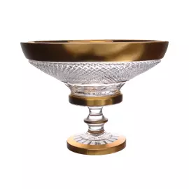 Хрустальная конфетница Crystal Heart на ножке