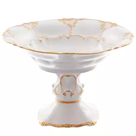 Фарфоровая фруктовница на ножке Queen's Crown Престиж