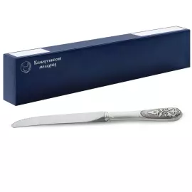 Набор столовых ножей "Визирь" посеребренный с чернением, на 6 персон