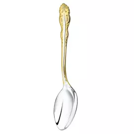 Набор столовых ложек "Юбилейный" посеребренный, с позолотой, на 6 персон