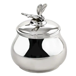 Silver Dragonfly coffee set: spoon, turkey , creamer, sugar bowl