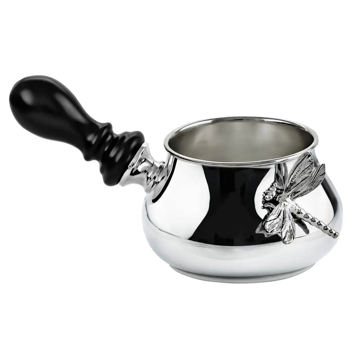 Silver Dragonfly coffee set: spoon, turkey , creamer, sugar bowl