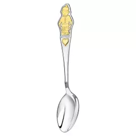 Набор серебряный детский КД "Мальчик": вилка, кружка, ложка с позолотой, на 1 персону