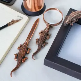 Набор канцелярский "Сафари" медный с чернью Набор канцелярский "Сафари" медный с чернью