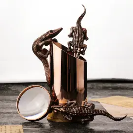 Набор канцелярский "Сафари" медный с чернью Набор канцелярский "Сафари" медный с чернью