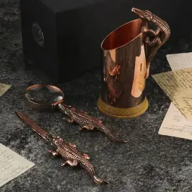 Набор канцелярский "Сафари" медный с чернью Набор канцелярский "Сафари" медный с чернью