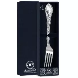 Серебряная вилка столовая "Виноградная лоза" на 1 персону, футляр